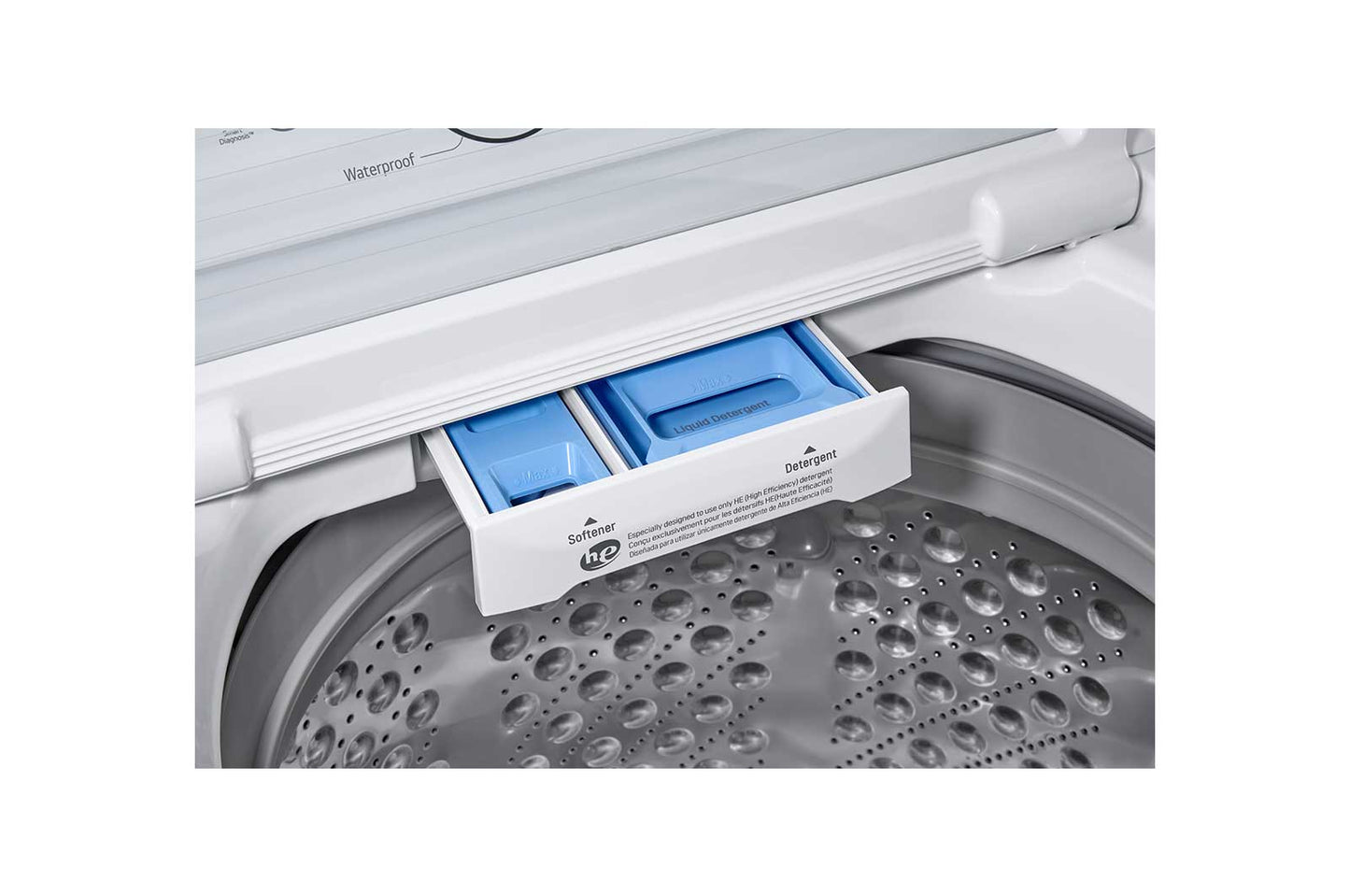 Lg WT7000CW 4.5 Cu. Ft. Ultra Large Capacity Top Load Washer With Turbodrum&#8482; Technology