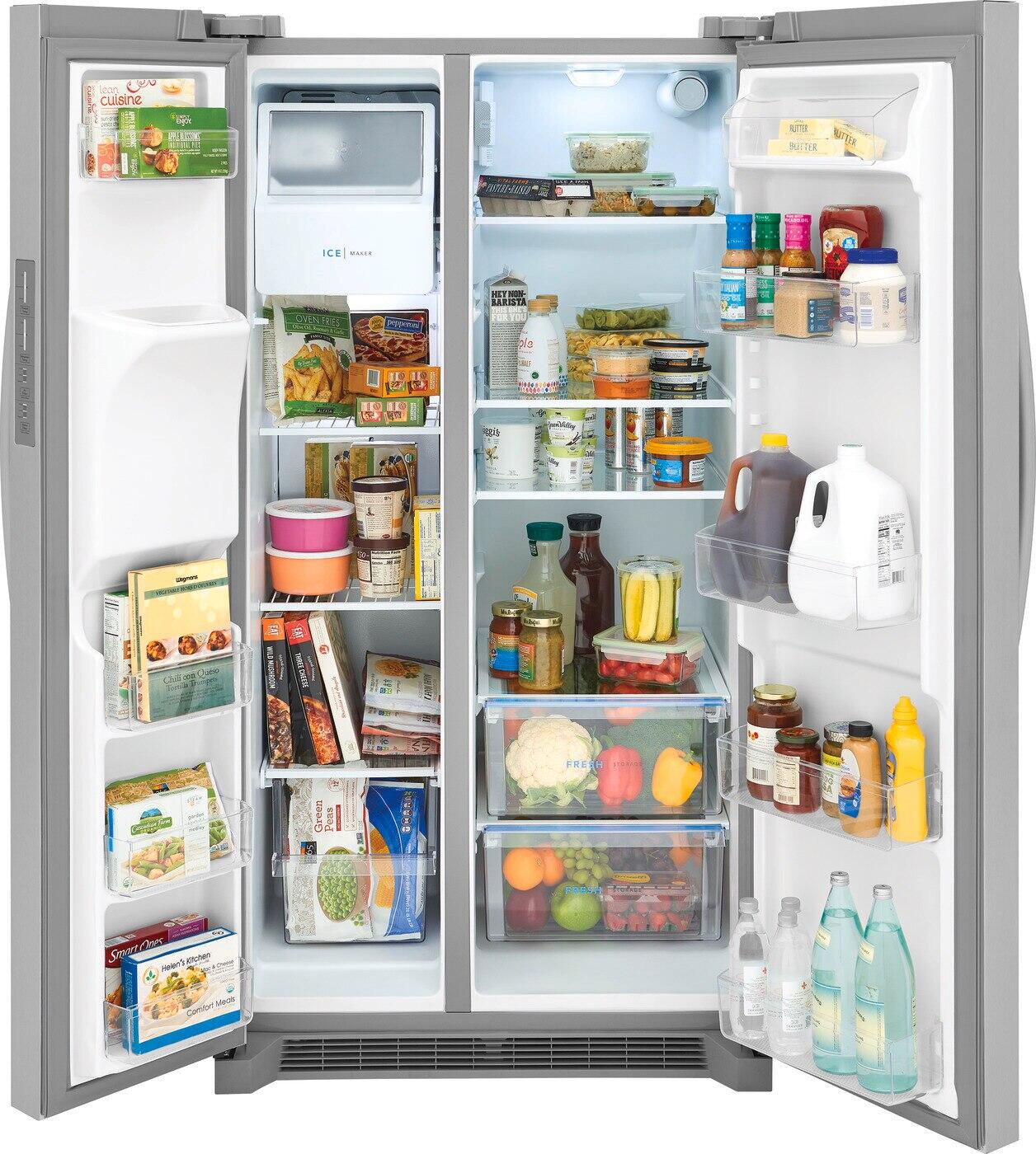 Frigidaire FRSS2623AS Frigidaire 25.6 Cu. Ft. 36'' Standard Depth Side By Side Refrigerator