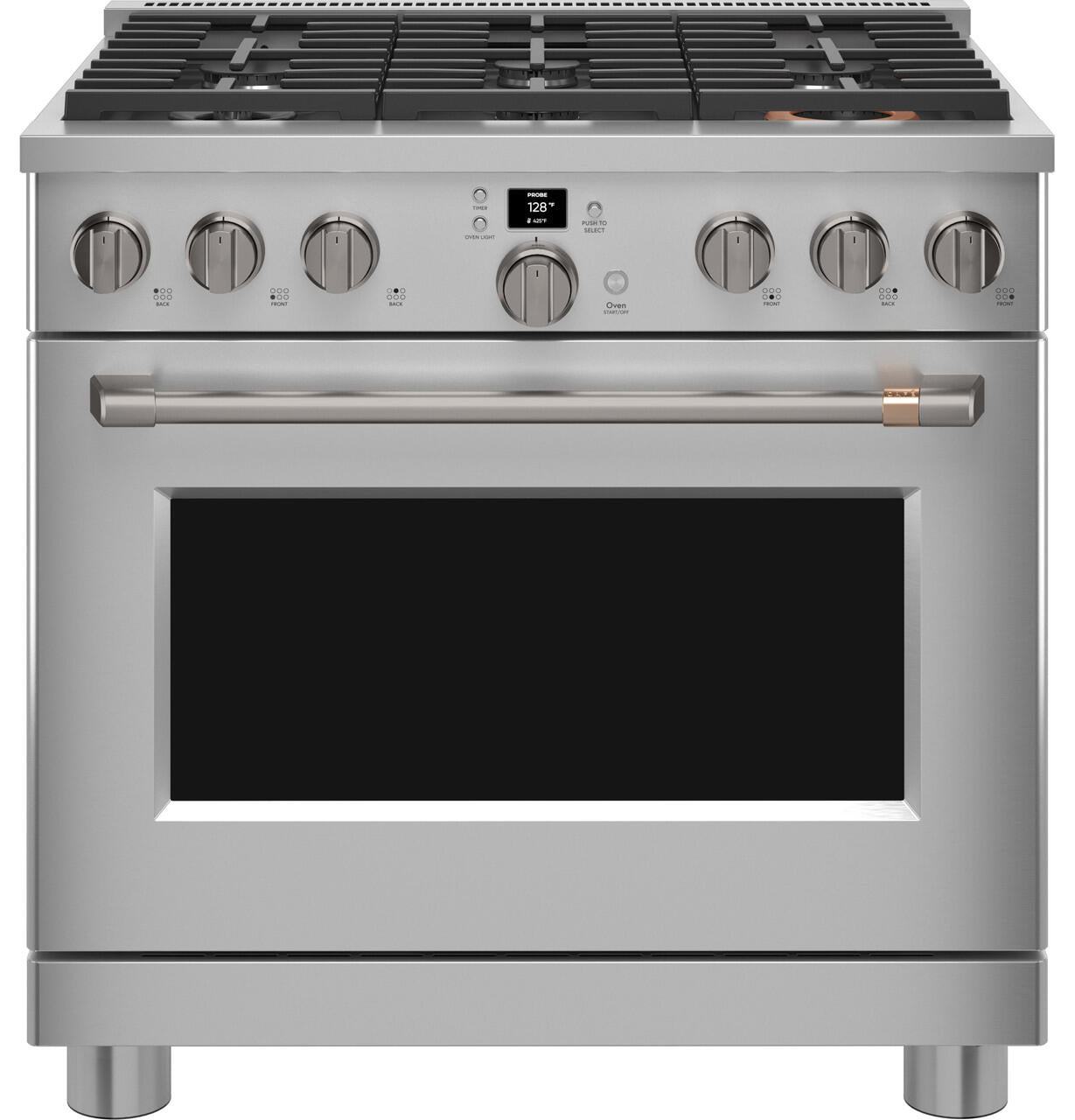 Cafe CGY366P2TS1 Café&#8482; 36" Smart All-Gas Commercial-Style Range With 6 Burners (Natural Gas)