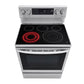 Lg LREL6325F 6.3 Cu Ft. Smart Wi-Fi Enabled True Convection Instaview® Electric Range With Air Fry