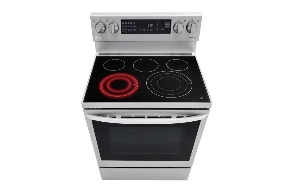 Lg LREL6325F 6.3 Cu Ft. Smart Wi-Fi Enabled True Convection Instaview® Electric Range With Air Fry