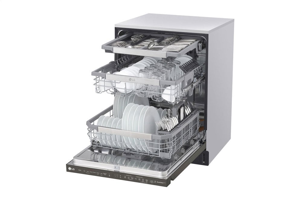 Lg LDP6810BD Top Control Smart Wi-Fi Enabled Dishwasher With Quadwash&#8482; And Truesteam®