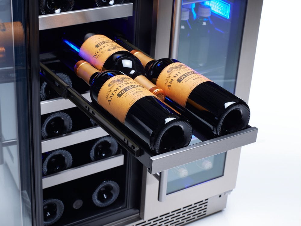 Zephyr PRWB24C32BG 24" French Door Dual Zone Wine & Beverage Cooler