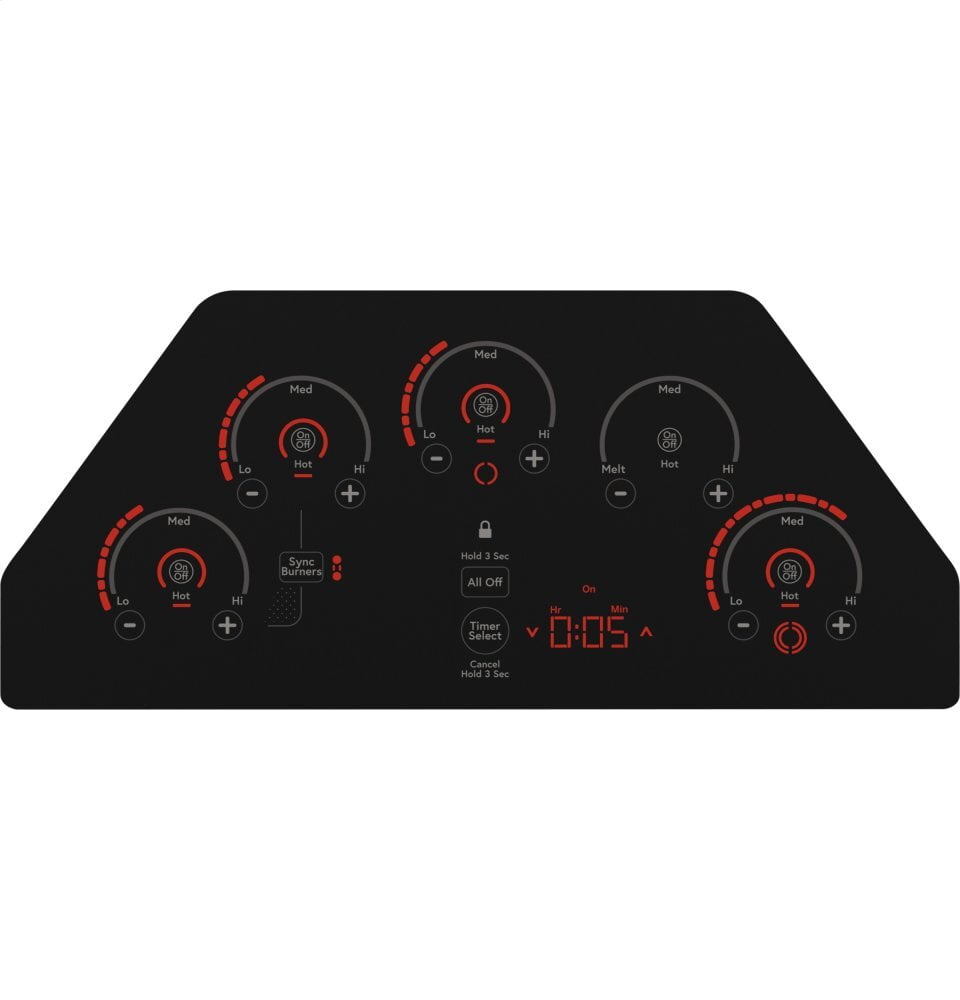 Cafe CEP90361NBB Café 36" Touch-Control Electric Cooktop