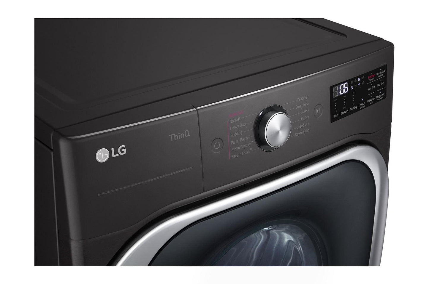 Lg DLEX8900B 9.0 Cu. Ft. Mega Capacity Smart Wi-Fi Enabled Front Load Electric Dryer With Turbosteam&#8482; And Built-In Intelligence