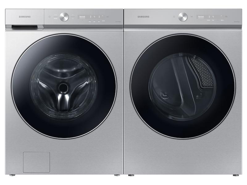 Samsung WF53BB8900ATUS Bespoke 5.3 Cu. Ft. Ultra Capacity Front Load Washer With Ai Optiwash&#8482; And Auto Dispense In Silver Steel