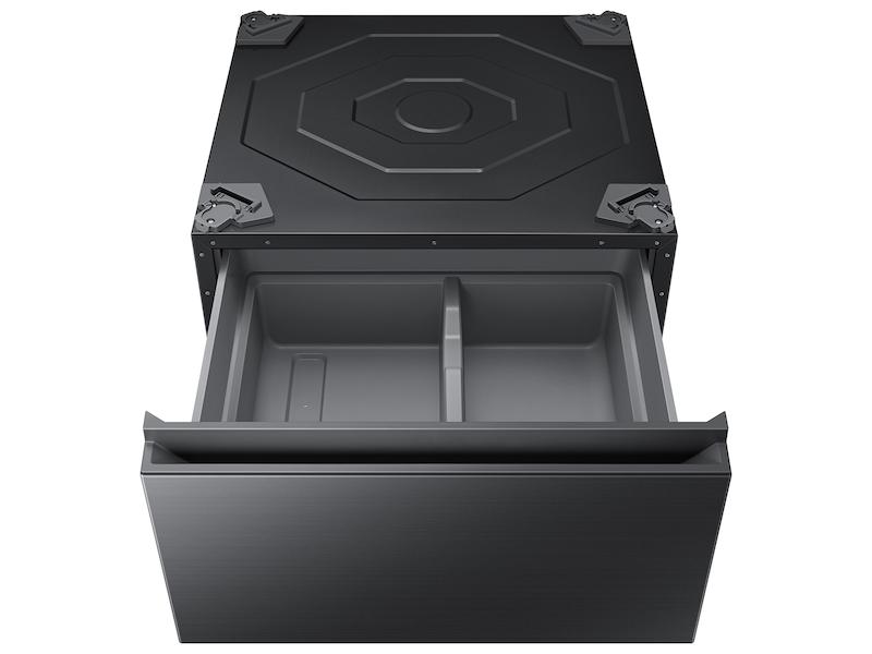 Samsung WE502NV Bespoke 27" Laundry Pedestal With Storage Drawer In Brushed Black