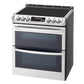 Lg LTE4815ST 7.3 Cu. Ft. Smart Wi-Fi Enabled Electric Double Oven Slide-In Range With Probake Convection® And Easyclean®