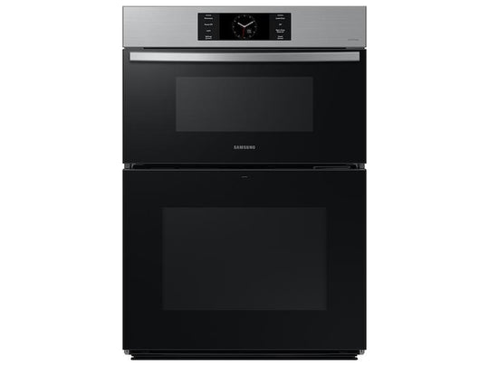 Samsung NQ70CG700DSR Bespoke 30" Microwave Combination Wall Oven With With Flex Duo™ In Stainless Steel