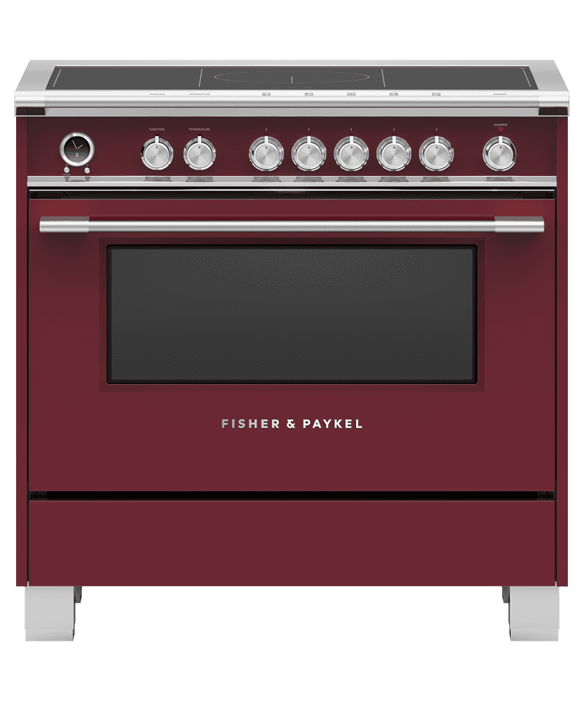 Fisher & Paykel OR36SCI6R1 Induction Range, 36", 5 Zones With Smartzone, Self-Cleaning