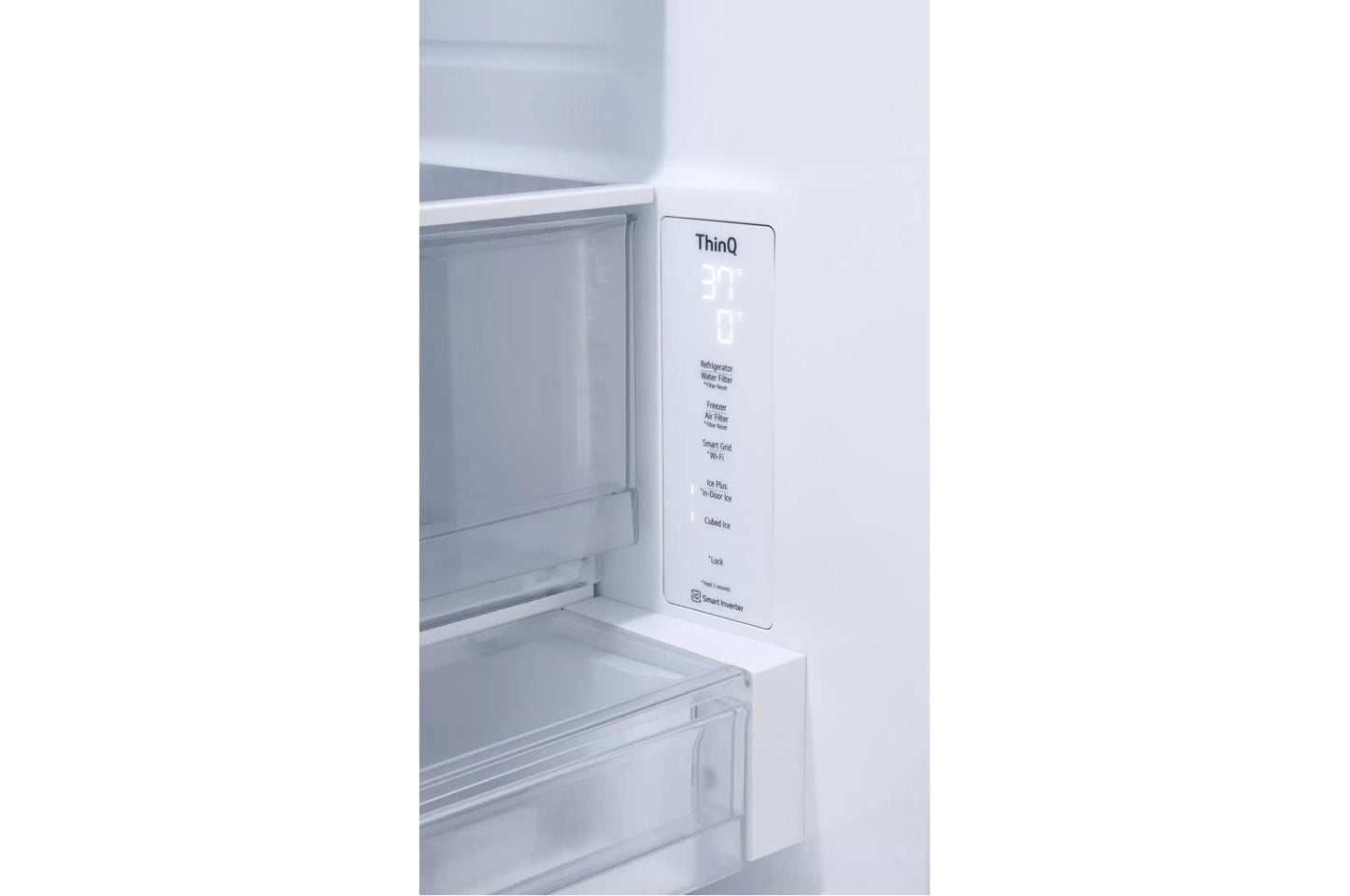 Lg LRFXS3106S 31 Cu. Ft. Smart Standard-Depth Max™ French Door Refrigerator With Dual Ice