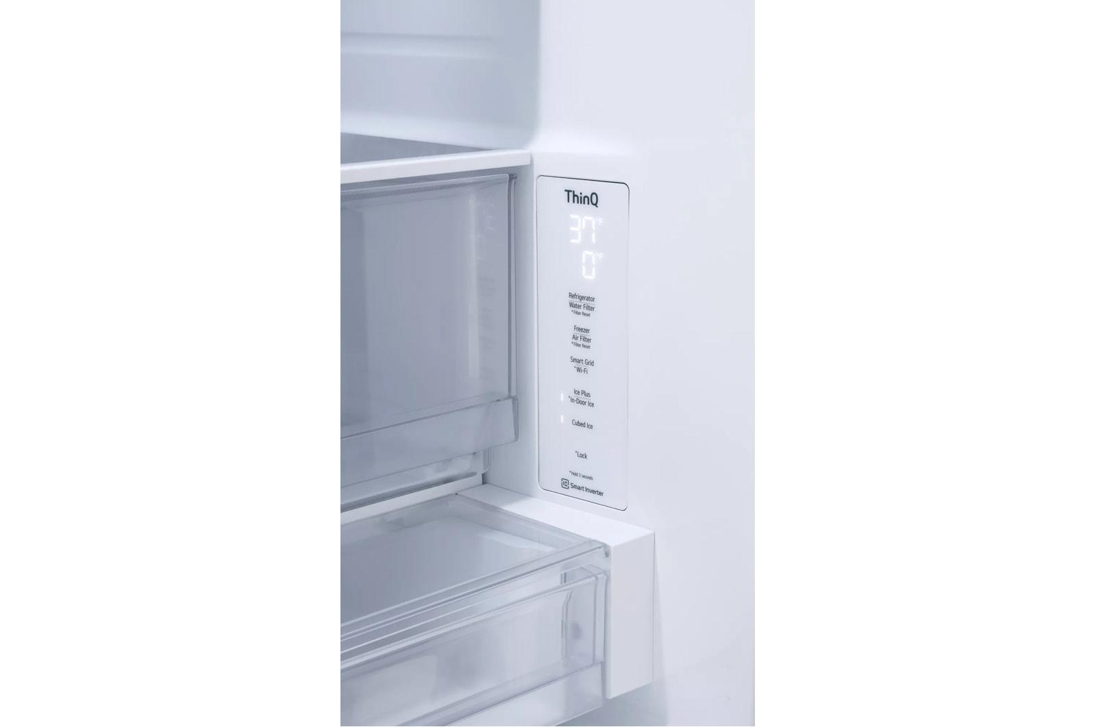 Lg LRFXS3106S 31 Cu. Ft. Smart Standard-Depth Max™ French Door Refrigerator With Dual Ice