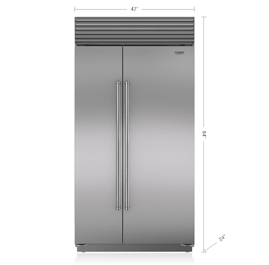 Sub-Zero BI42SSTH 42" Classic Side-By-Side Refrigerator/Freezer