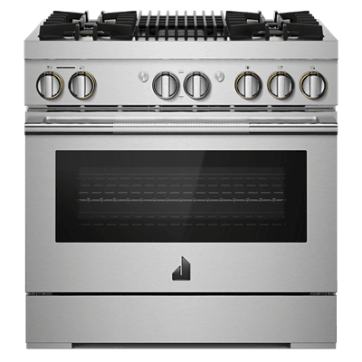 Jennair JDRP636HL Rise 36" Dual-Fuel Professional Range With Gas Grill
