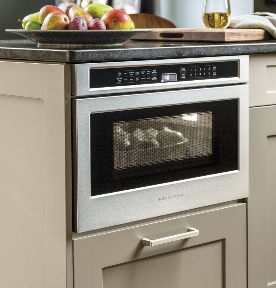 Monogram ZWL1126SJSS Monogram 1.2 Cu. Ft. Drawer Microwave