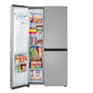 Lg LRSXC2306V 23 Cu. Ft. Side-By-Side Counter-Depth Refrigerator With Smooth Touch Dispenser