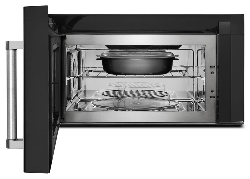 Kitchenaid KMHC319EBS 1000-Watt Convection Microwave Hood Combination - Black Stainless Steel With Printshield™ Finish