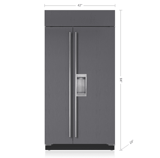 Sub-Zero BI42SDO 42" Classic Side-By-Side Refrigerator/Freezer With Dispenser - Panel Ready