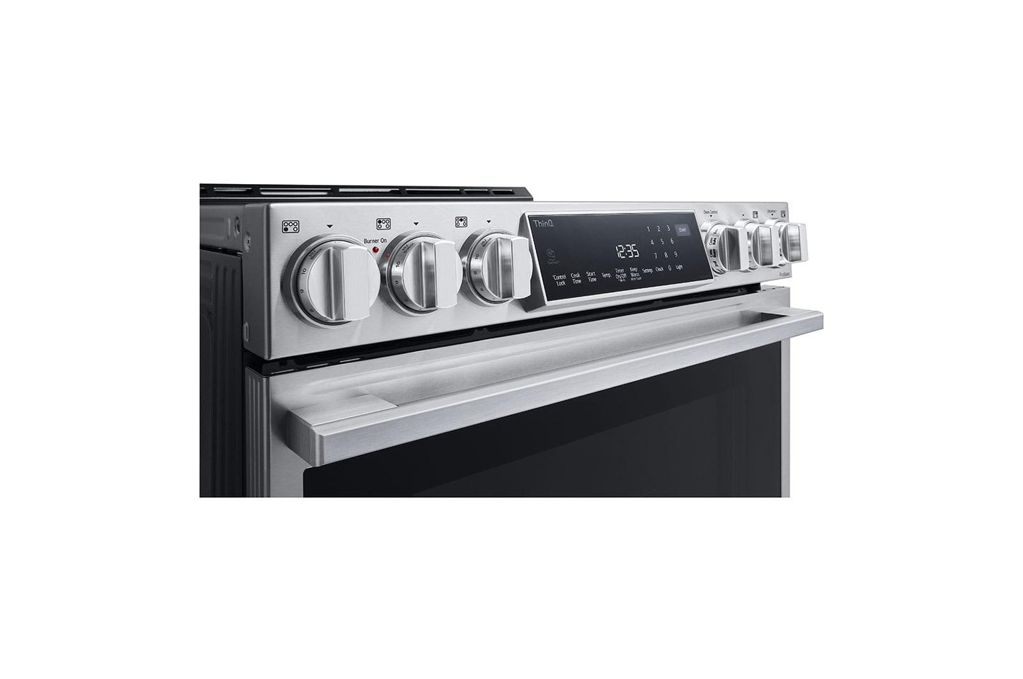 Lg LSIS6338F Lg Studio 6.3 Cu. Ft. Instaview® Induction Slide-In Range With Air Fry And Air Sous Vide