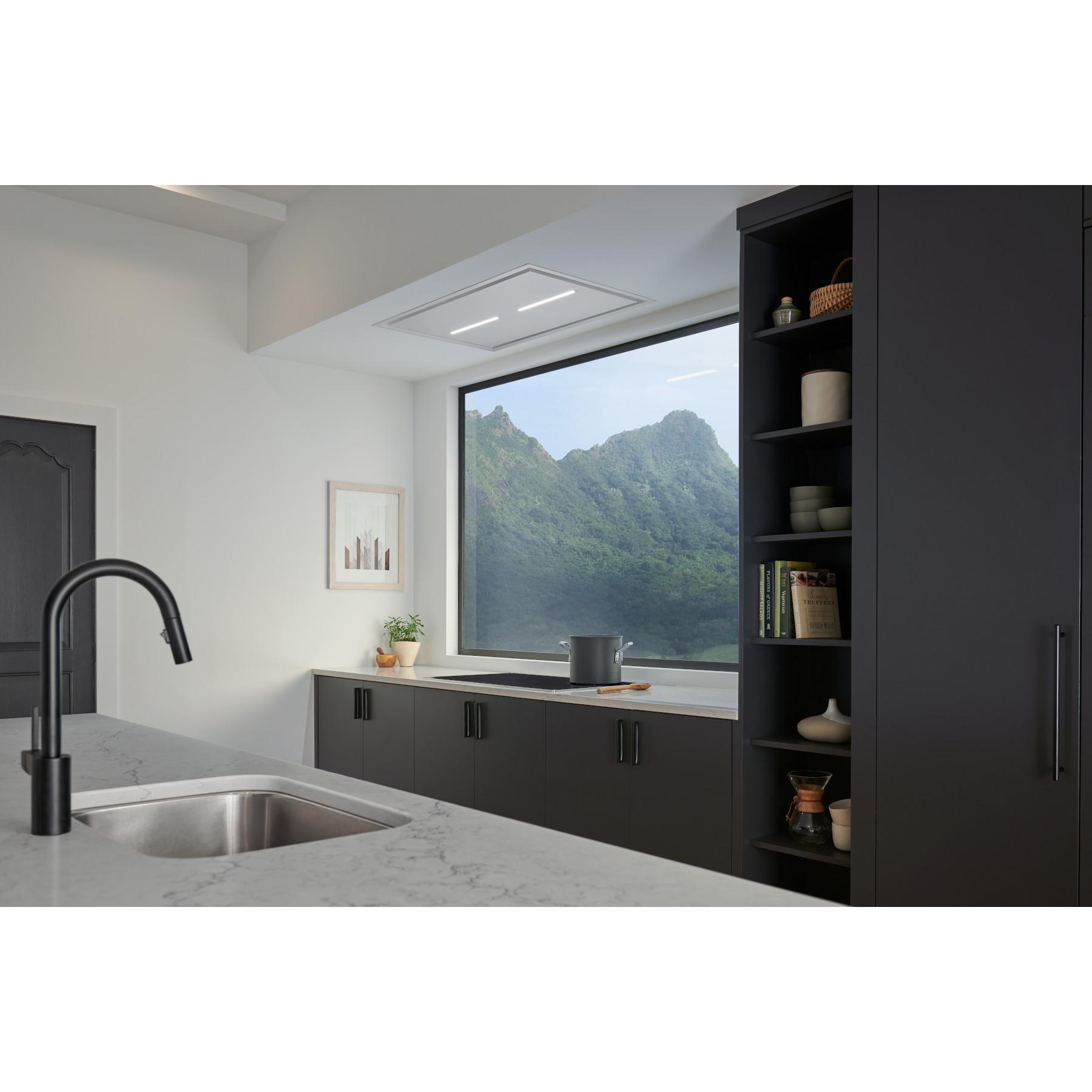 Best Range Hoods HBC143EWH 43-Inch White Ceiling Mounted Range Hood With Led Light, Choice Of Blowers Sold Separately (Hbc1 Series)