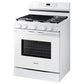 Samsung NX60A6111SW 6.0 Cu. Ft. Smart Freestanding Gas Range With No-Preheat Air Fry & Convection In White