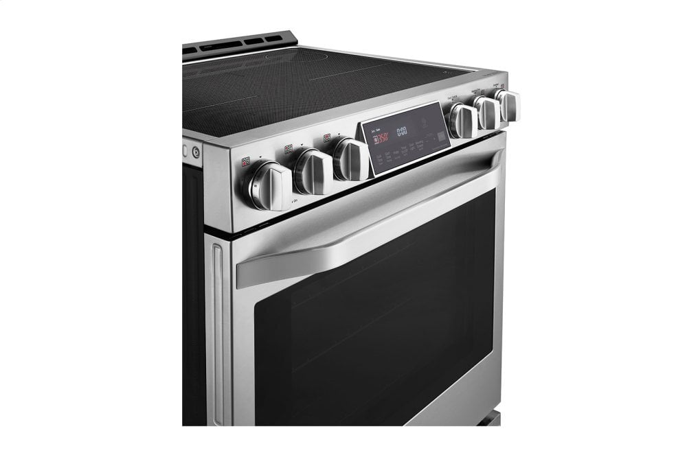 Lg LSIS3018SS Lg Studio 6.3 Cu. Ft. Induction Slide-In Range With Probake Convection® And Easyclean®