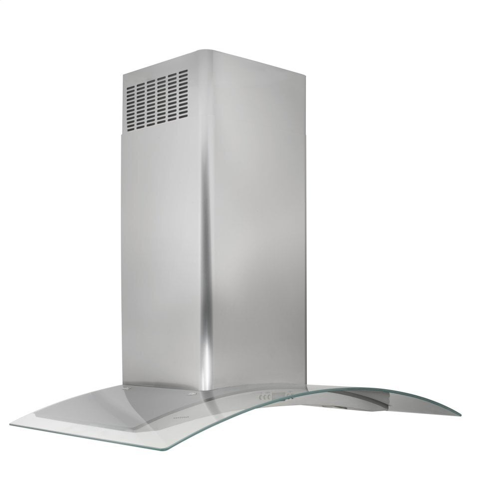 Monogram ZV900SLSS Monogram 36" Glass Canopy Wall-Mounted Hood - Gray