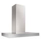 Best Range Hoods WCB3I36SBS Ispira 36-In. 650 Max Cfm Stainless Steel Chimney Range Hood With Purled™ Light System And Brushed Grey Glass