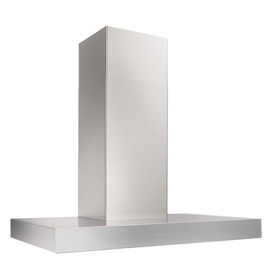 Best Range Hoods WCB3I36SBS Ispira 36-In. 650 Max Cfm Stainless Steel Chimney Range Hood With Purled™ Light System And Brushed Grey Glass