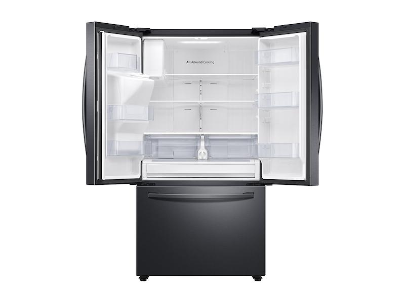 Samsung RF27T5241SG 27 Cu. Ft. Large Capacity 3-Door French Door Refrigerator With Dual Ice Maker In Black Stainless Steel
