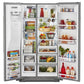 Kitchenaid KRSF705HPS 24.8 Cu Ft. Side-By-Side Refrigerator With Exterior Ice And Water And Printshield™ Finish - Stainless Steel With Printshield™ Finish