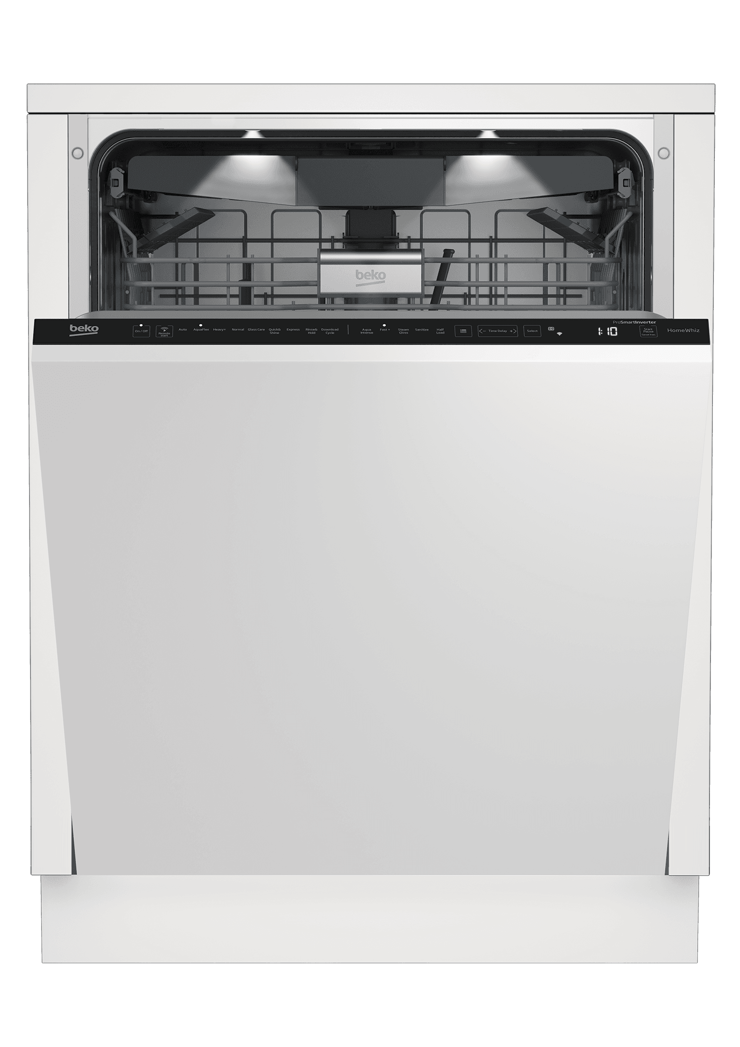Beko DIT39432 Tall Tub Dishwasher, 16 Place Settings, 39 Dba, Fully Integrated Panel Ready