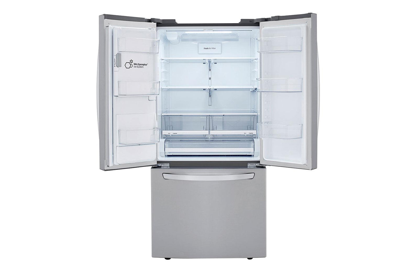 Lg LRFXS2513S 25 Cu. Ft. Smart French Door Refrigerator With Craft Ice™