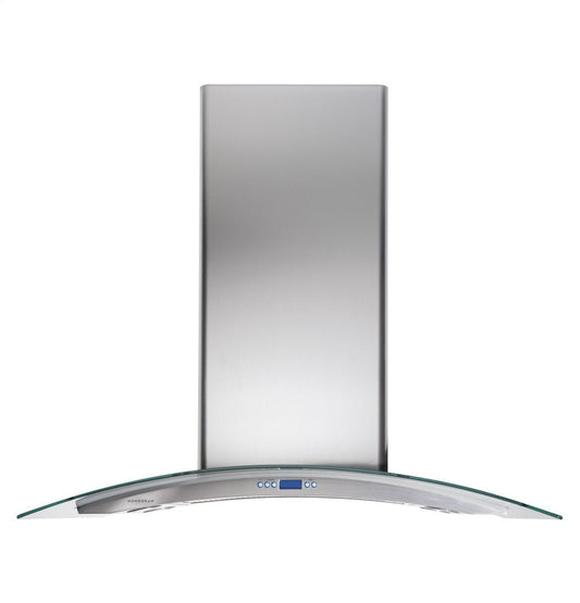Monogram ZV925SLSS Monogram 36" Glass Canopy Island Hood - Gray