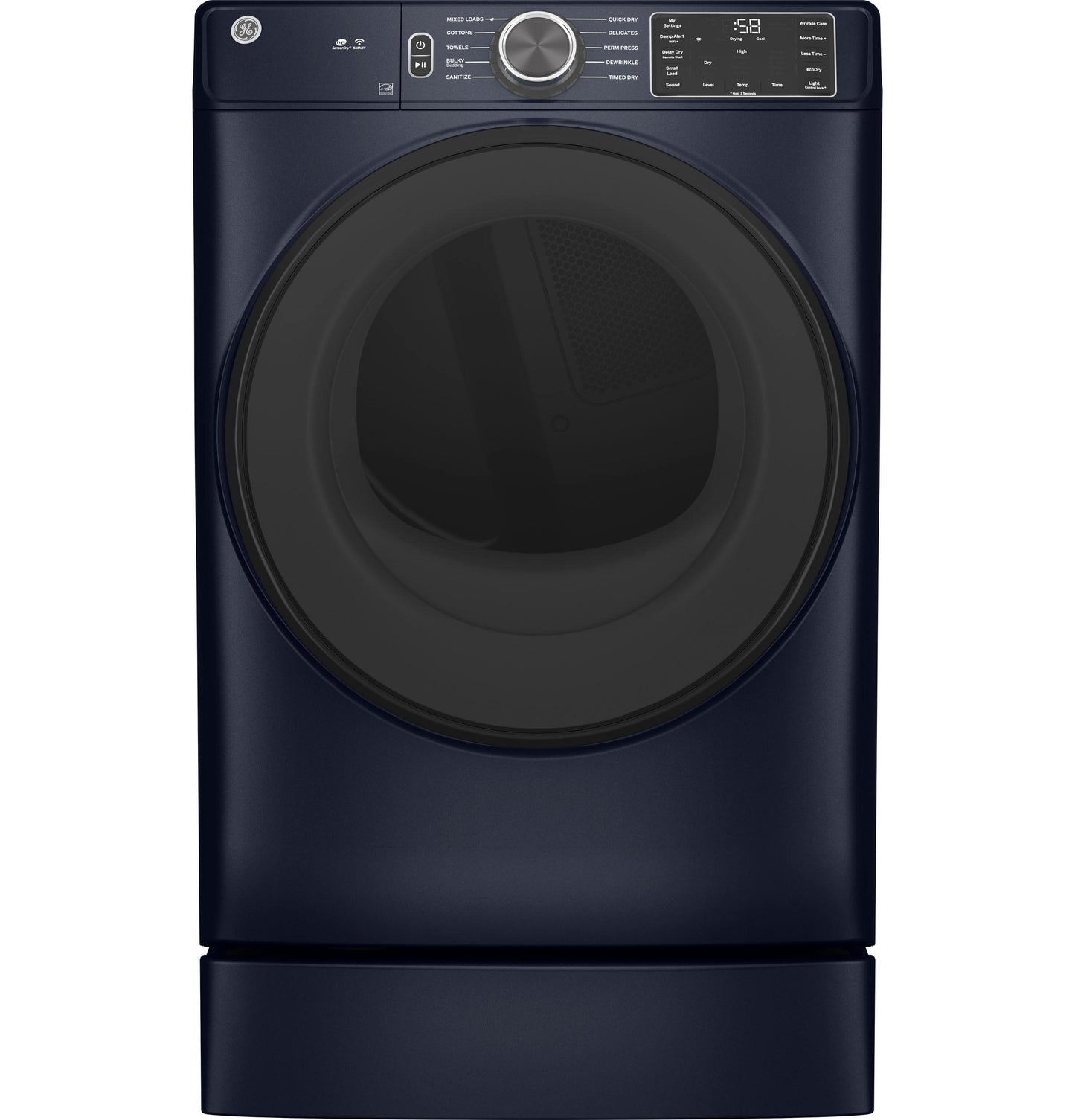 Ge Appliances GFD55GSPRRS Ge® 7.8 Cu. Ft. Capacity Smart Front Load Gas Dryer With Sanitize Cycle