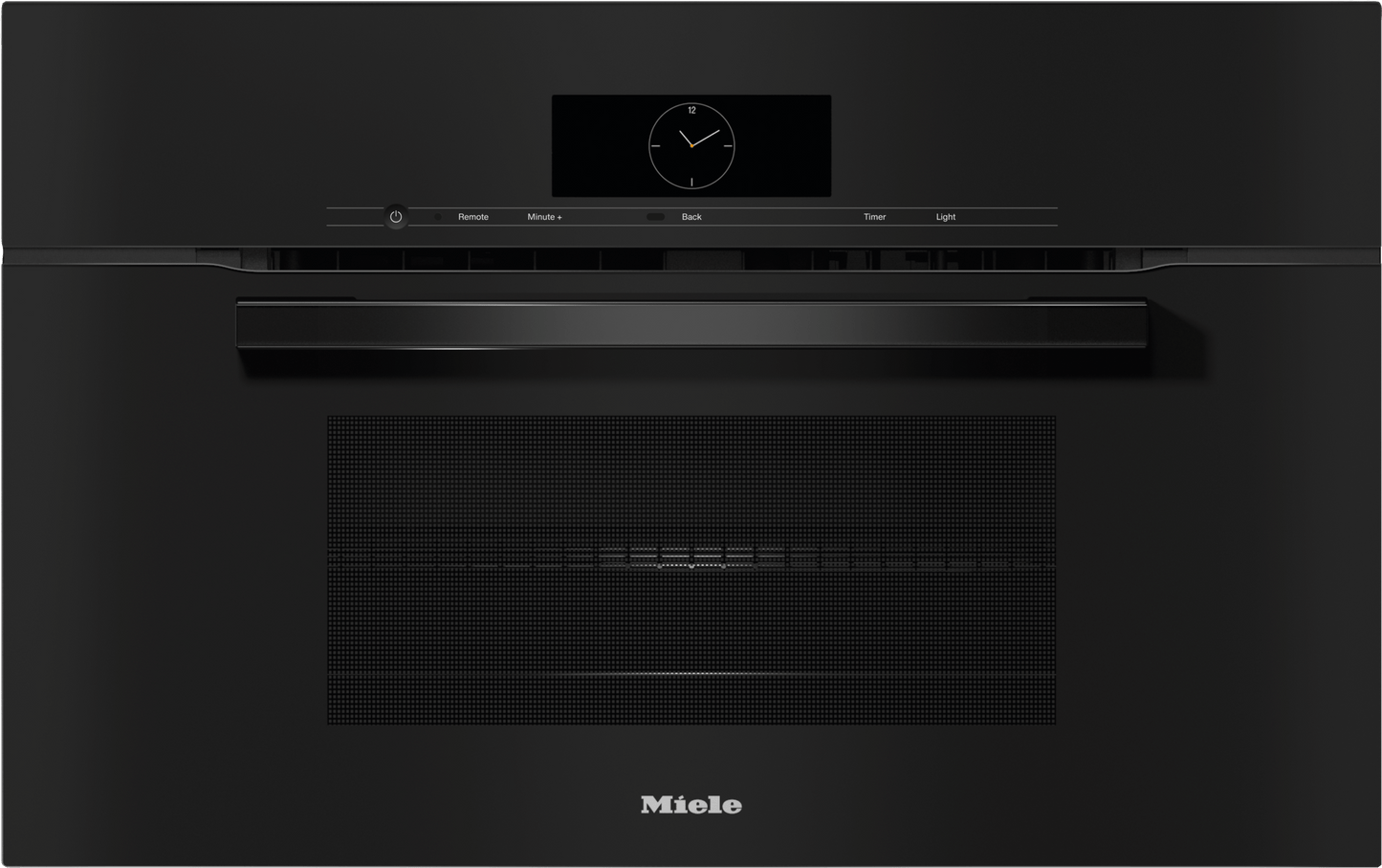 Miele H7870BM BLACK   30" Compact Speed Oven In A Perfectly Combinable Design With Automatic Programs And Roast Probe.