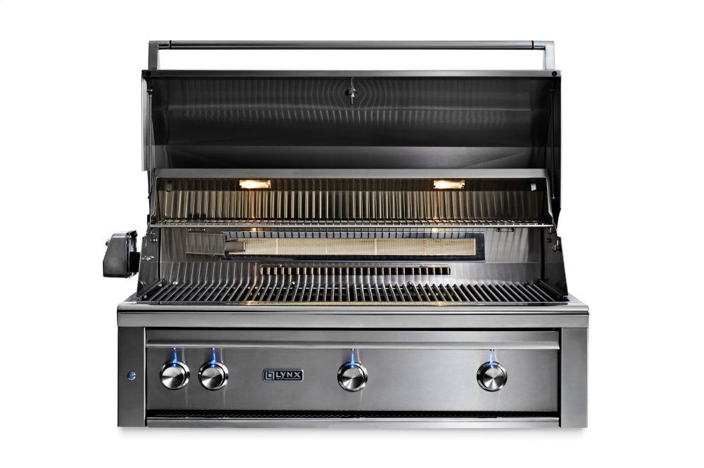 Lynx L42TRLP 42" Lynx Professional Built In Grill With 1 Trident And 2 Ceramic Burners And Rotisserie, Lp