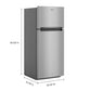 Whirlpool WRTX5028PM 28-Inch Wide Top-Freezer Refrigerator - 16.3 Cu. Ft.