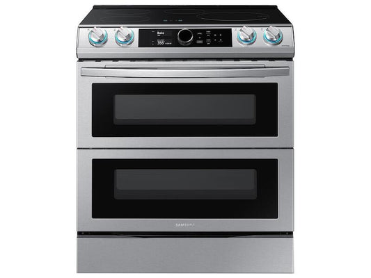 Samsung NE63T8951SS 6.3 Cu. Ft. Smart Slide-In Induction Range With Flex Duo™, Smart Dial & Air Fry In Stainless Steel