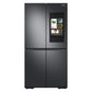 Samsung RF23A9771SG 23 Cu. Ft. Smart Counter Depth 4-Door Flex™ Refrigerator With Family Hub™ And Beverage Center In Black Stainless Steel