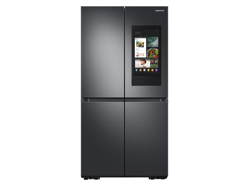 Samsung RF23A9771SG 23 Cu. Ft. Smart Counter Depth 4-Door Flex&#8482; Refrigerator With Family Hub&#8482; And Beverage Center In Black Stainless Steel