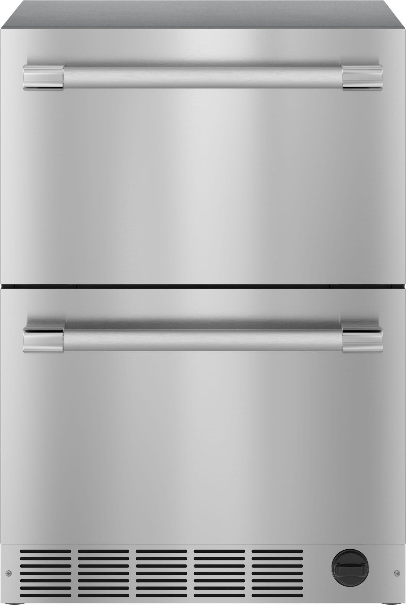 Summit Commercial 24inch 4.7 Cu. Ft. Built-In or Freestanding Upright  Outdoor Freezer with Adjustable Shelves & Digital Control - Stainless Steel