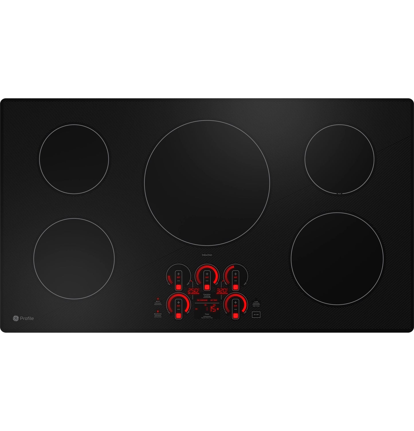 Ge Appliances PHP7036DTBB Ge Profile™ 36" Built-In Touch Control Induction Cooktop