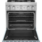 Kitchenaid KFGC500JMB Kitchenaid® 30'' Smart Commercial-Style Gas Range With 4 Burners - Misty Blue