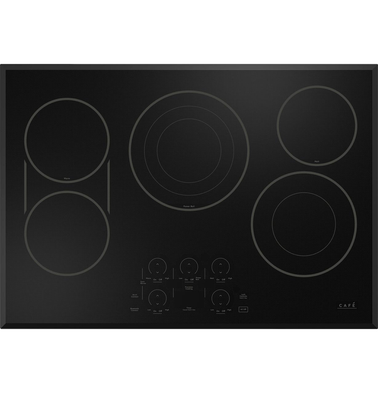 Cafe CEP90301TBB Café&#8482; 30" Touch-Control Electric Cooktop