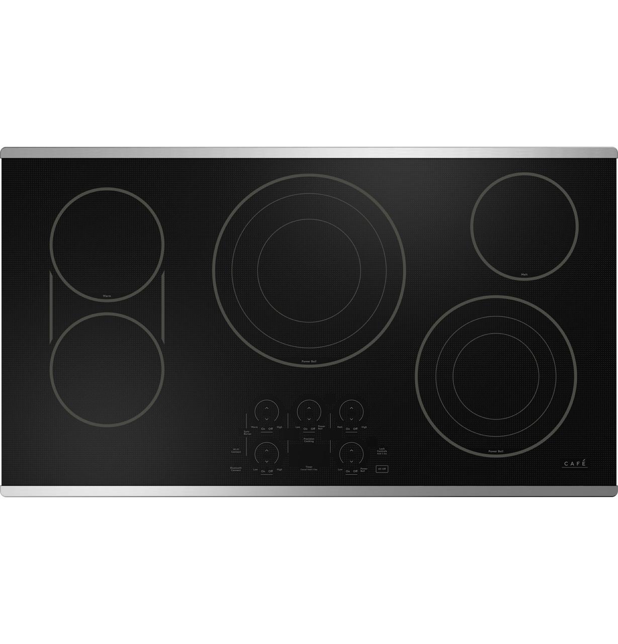 Cafe CEP90362TSS Café™ 36" Touch-Control Electric Cooktop