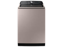 Samsung WA51A5505AC 5.1 Cu. Ft. Smart Top Load Washer With Activewave™ Agitator And Super Speed Wash In Champagne