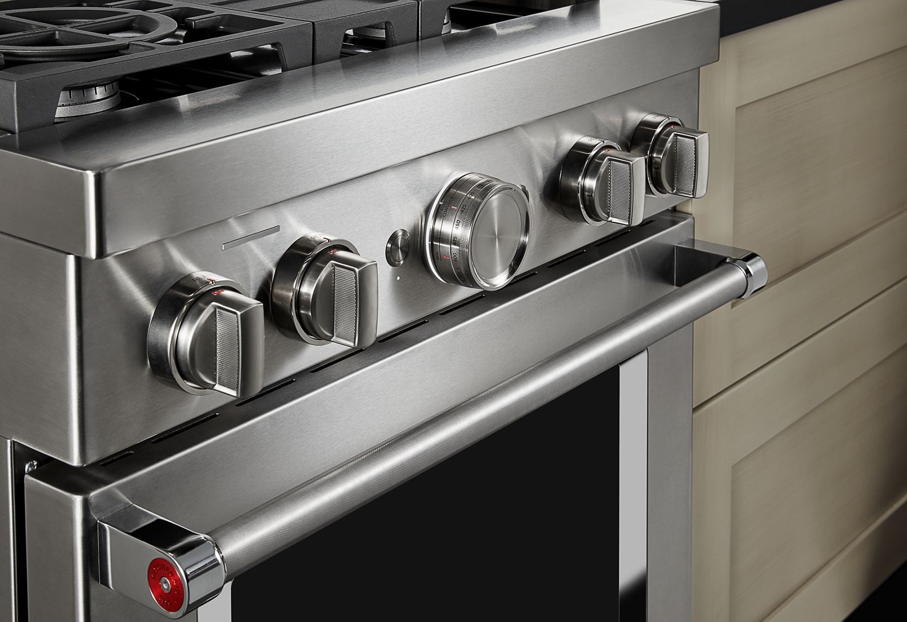 Kitchenaid KFGC500JSS Kitchenaid® 30'' Smart Commercial-Style Gas Range With 4 Burners - Heritage Stainless Steel