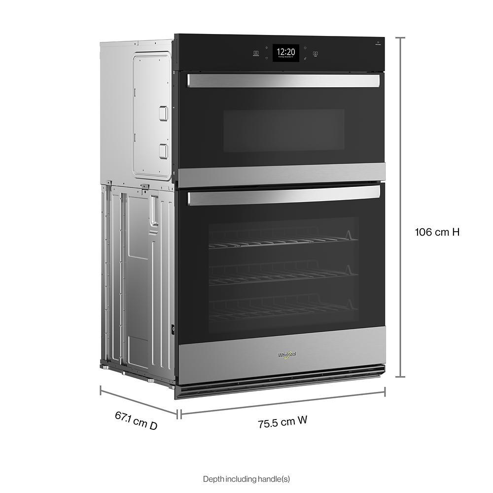 Whirlpool WOEC7030PZ 5.0 Cu. Ft. Wall Oven Microwave Combo With Air Fry