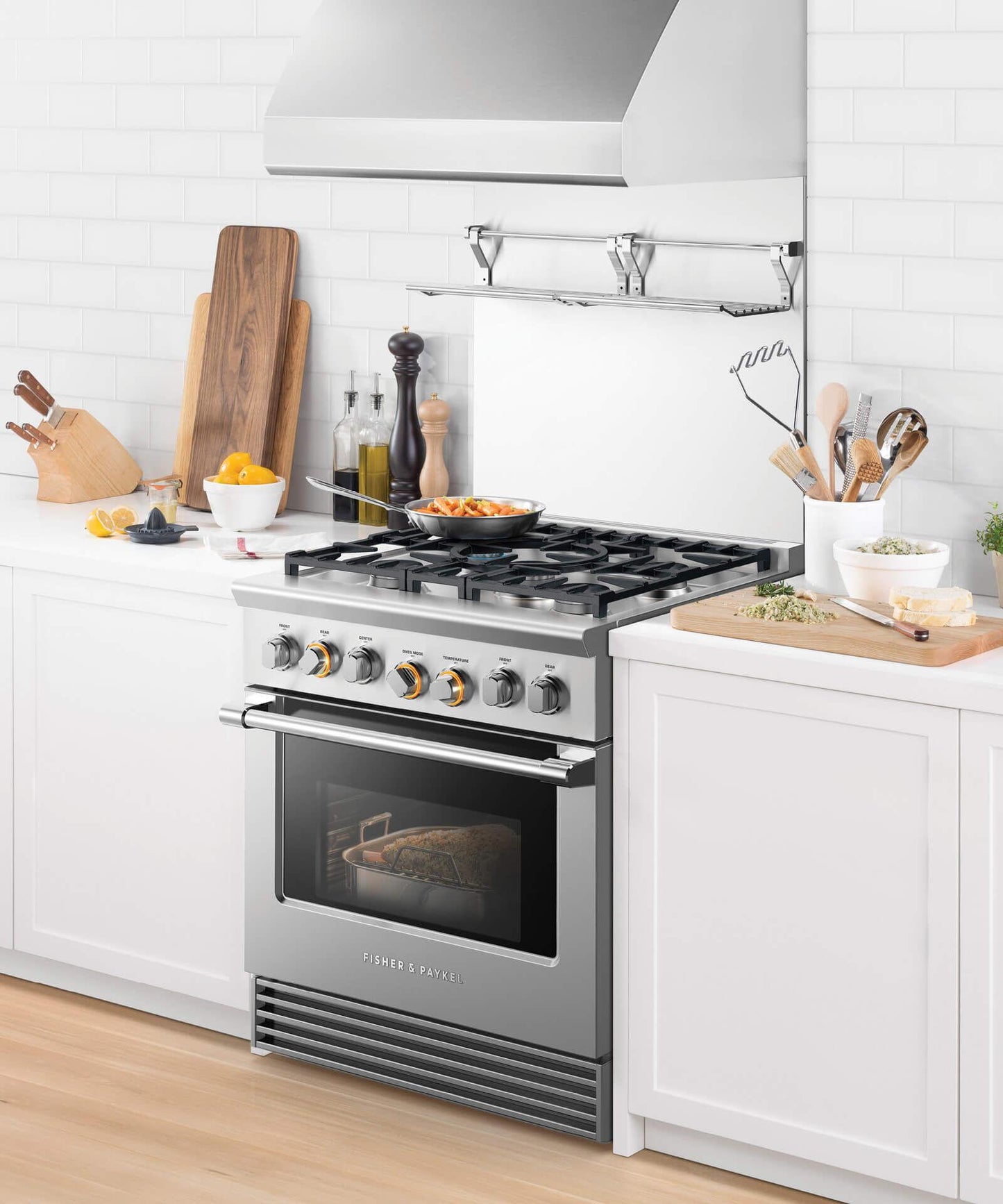 Fisher & Paykel RDV2305NN Dual Fuel Range, 30", 5 Burners